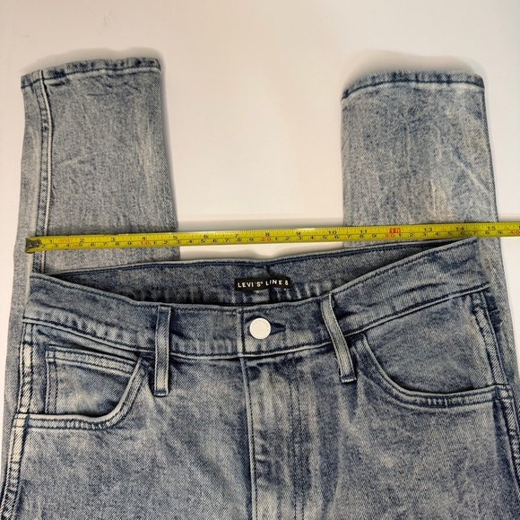 Levis Line 8 Slim Fit Jeans Mens 29x32 Acid Wash Streetwear Vintage Denim - Picture 13 of 13